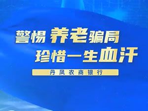 丹凤农商银行防范非法金融活动宣传视频